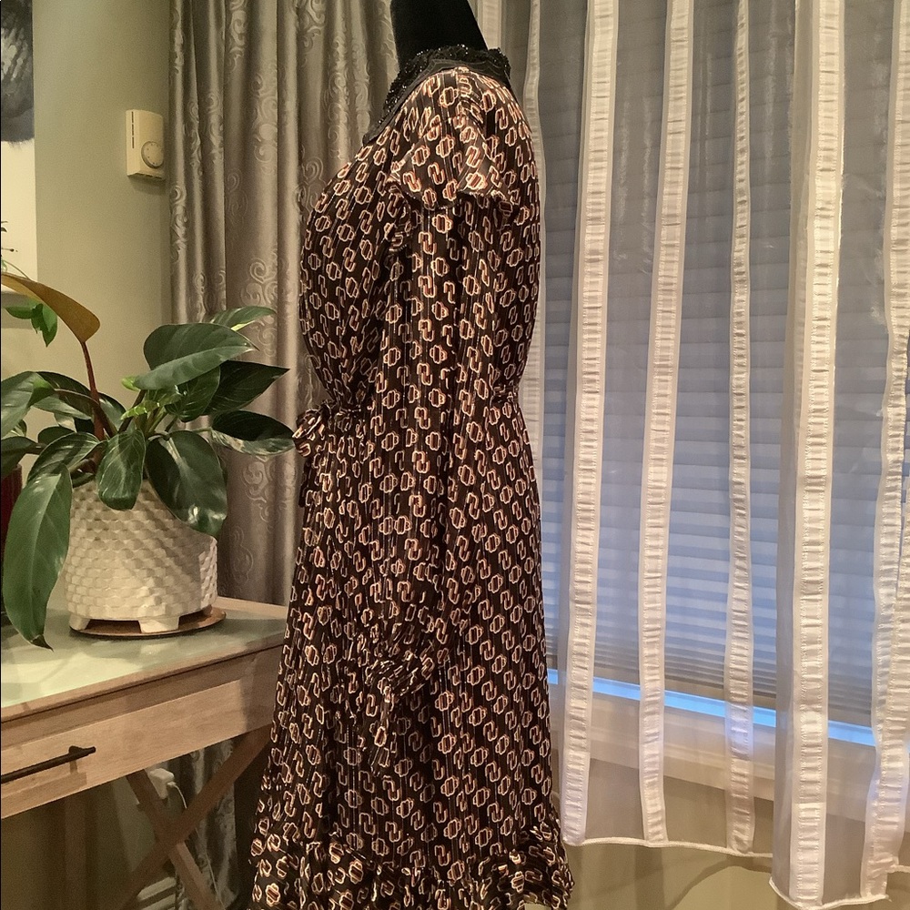 MAJE Rinette Silk Blend Dress - Picture 5 of 6